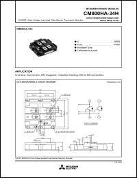 Click here to download CM800HA-34 Datasheet