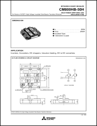 Click here to download CM800HB-50 Datasheet
