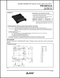 Click here to download PS12014 Datasheet