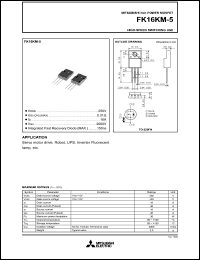 Click here to download FK16KM-5 Datasheet