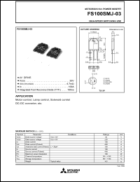 Click here to download FS100SMJ-03 Datasheet