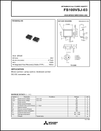 Click here to download FS100VSJ-03 Datasheet