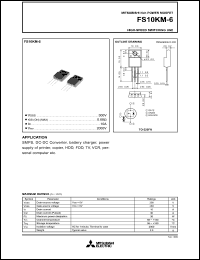 Click here to download FS10KM-6 Datasheet