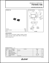 Click here to download FS10VS-14 Datasheet