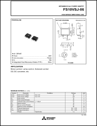 Click here to download FS10VSJ-06 Datasheet