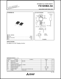Click here to download FS16KMA-5 Datasheet