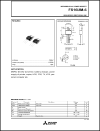 Click here to download FS16UM-6 Datasheet