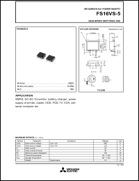 Click here to download FS16VS-5 Datasheet