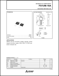 Click here to download FS1UM-18 Datasheet