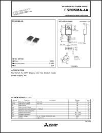 Click here to download FS20KMA-4 Datasheet