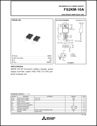 Click here to download FS2KM-16 Datasheet