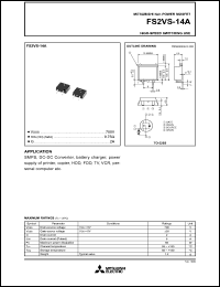 Click here to download FS2VS-14 Datasheet