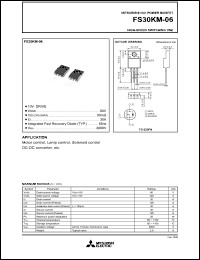 Click here to download FS30KM-06 Datasheet
