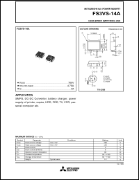 Click here to download FS3VS-14 Datasheet