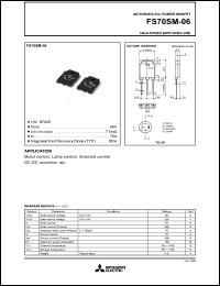 Click here to download FS70SM-06 Datasheet