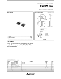 Click here to download FS7UM-18 Datasheet