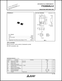 Click here to download FX20ASJ-2 Datasheet