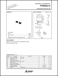 Click here to download FX6ASJ-3 Datasheet