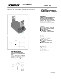 Click here to download PA431807 Datasheet
