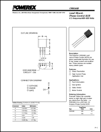 Click here to download CR03AM400-12 Datasheet