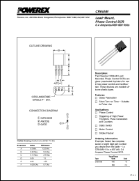 Click here to download CR04AM600-8 Datasheet