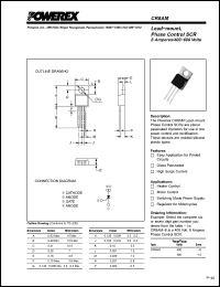 Click here to download CR8AM400-8 Datasheet