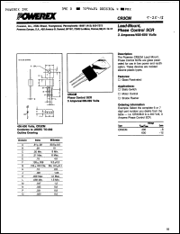 Click here to download CR3CM12 Datasheet