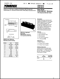 Click here to download CDD10410 Datasheet