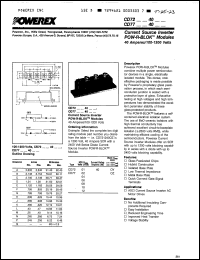 Click here to download CD770640OY Datasheet