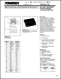 Click here to download CM100TF12E Datasheet