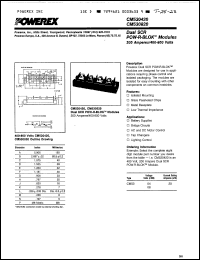 Click here to download CM530420 Datasheet