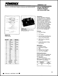 Click here to download CM600HA12H Datasheet