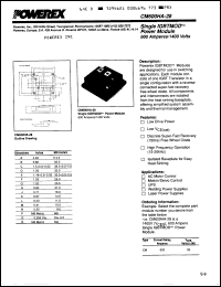 Click here to download CM600HA28 Datasheet