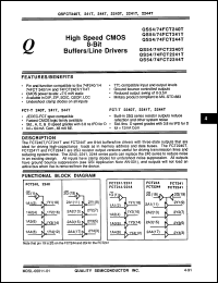 Click here to download QS74FCT240DTQ Datasheet