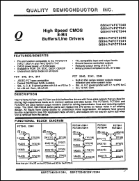 Click here to download QS54FCT240ATLB Datasheet