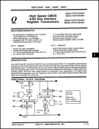 Click here to download QS74FCT648CTL Datasheet