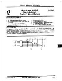 Click here to download QS3253HB Datasheet