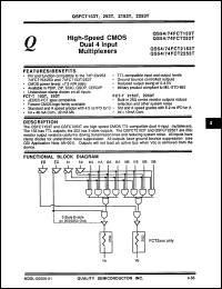 Click here to download QS54FCT2153TDB Datasheet