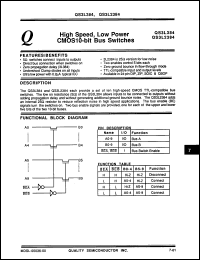 Click here to download QS3L2384Z Datasheet
