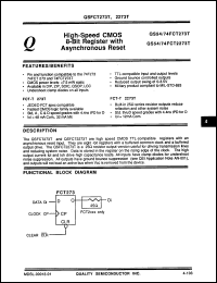 Click here to download QS74FCT2273TD Datasheet
