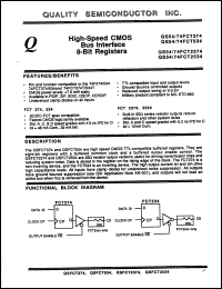 Click here to download QS54FCT534CTLB Datasheet