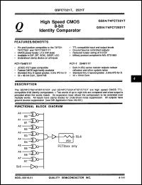 Click here to download QS54FCT2521ATHB Datasheet