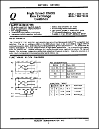 Click here to download QS74QST3583Z Datasheet