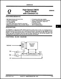 Click here to download QS86440-25Z Datasheet