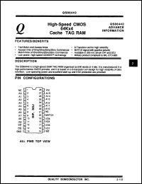 Click here to download QS86442-20V Datasheet