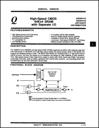 Click here to download QS86444-25D Datasheet