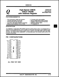 Click here to download QS86448-15P Datasheet