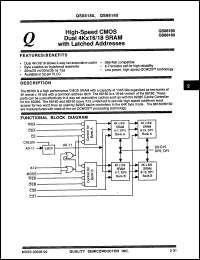 Click here to download QS88160-20J Datasheet