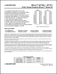 Click here to download QT160-D Datasheet