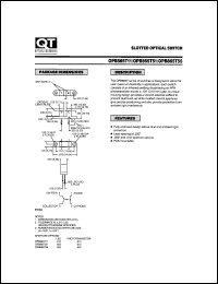Click here to download OPB865T11 Datasheet